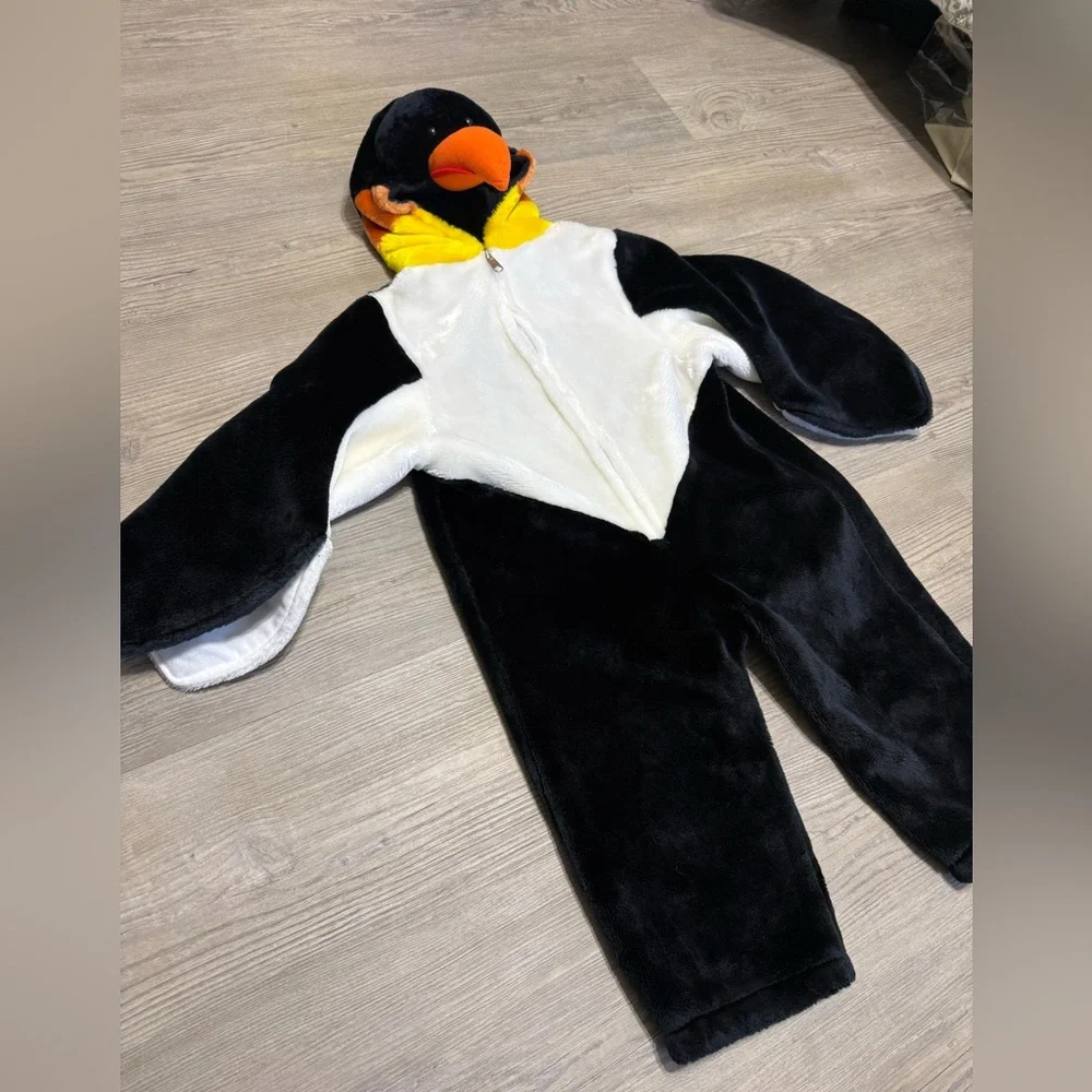 Vintage Unisex Small Hooded Penguin Costume